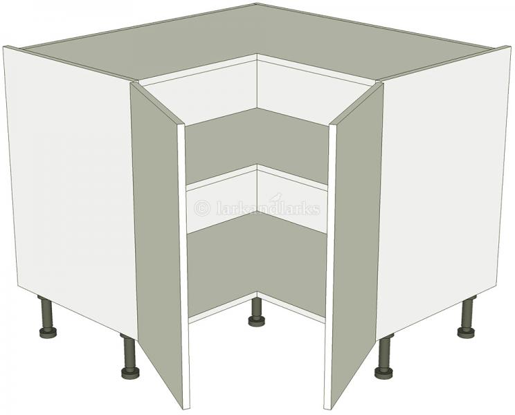 L-shaped kitchen base unit