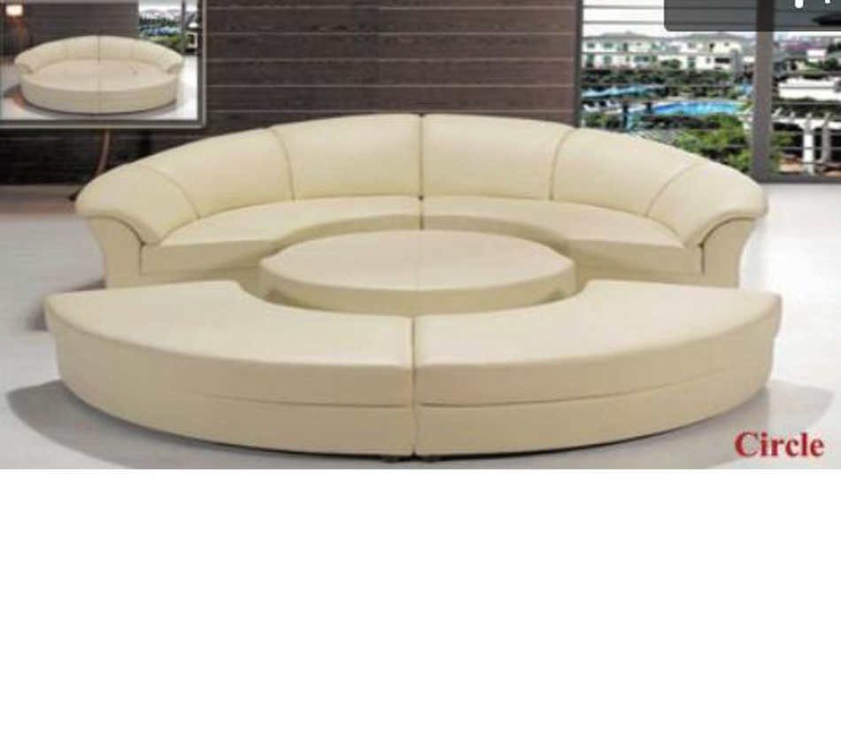 Modern circular sectional sofas
