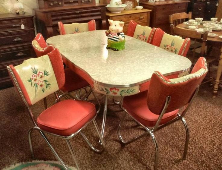 Old kitchen table and chairs