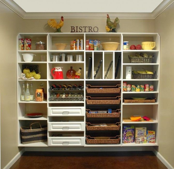 Pantry shelving systems