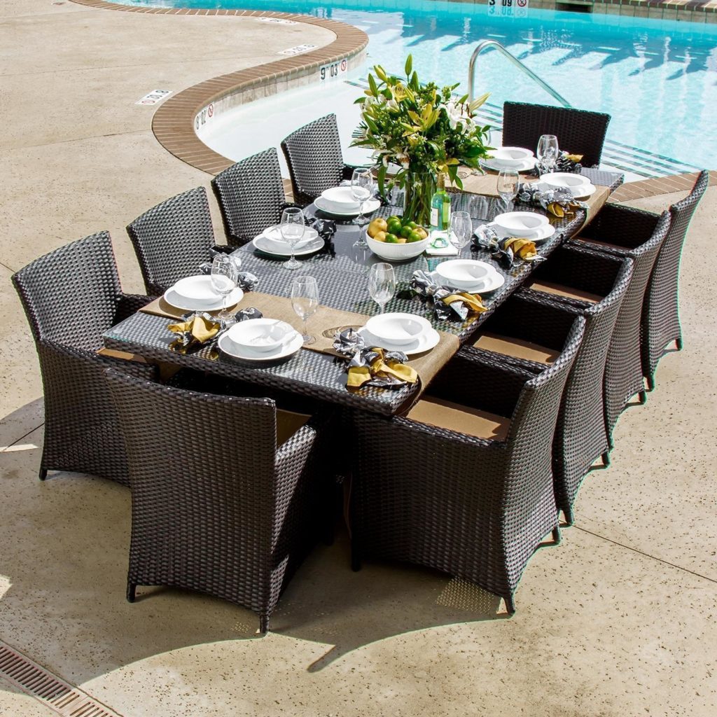 Patio dining sets for 10