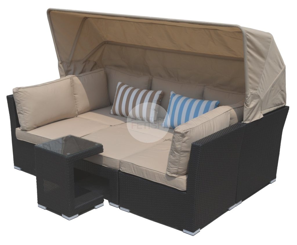 Patio furniture lounge bed