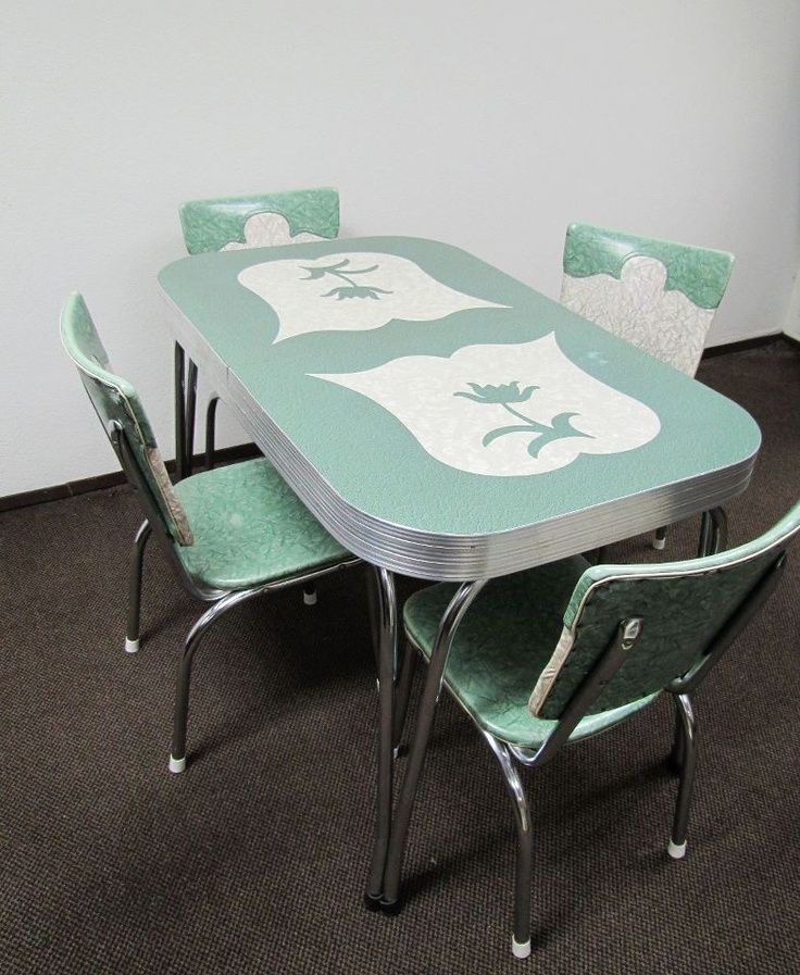 Retro kitchen chairs and tables