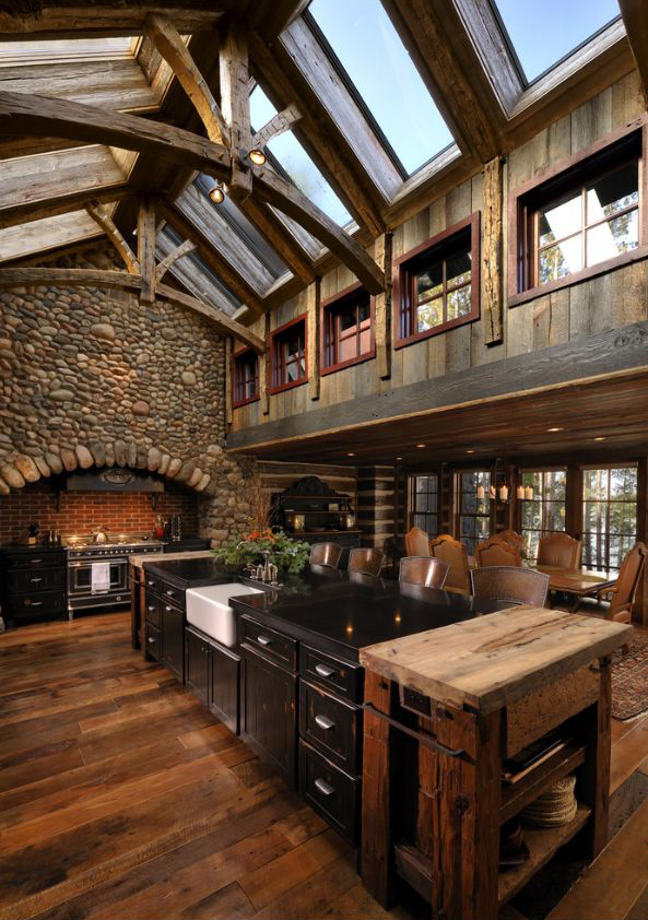 Rustic country kitchens pictures