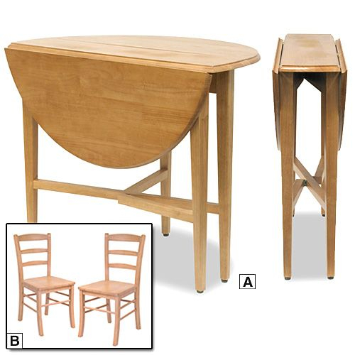 Small folding kitchen table and chairs