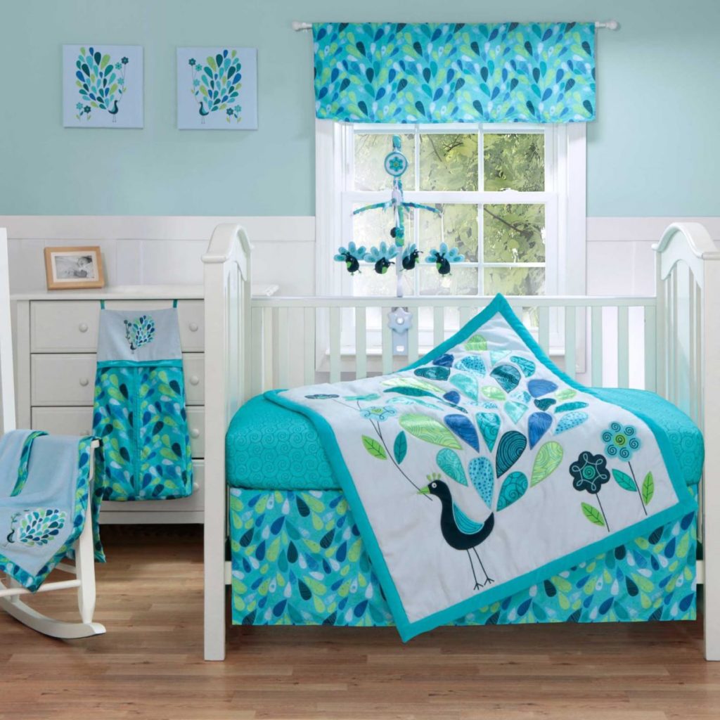 Twin baby crib bedding Hawk Haven