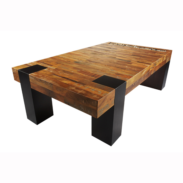 Wood and glass coffee table designs