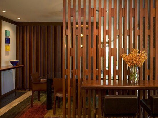 Wooden wall partition designs