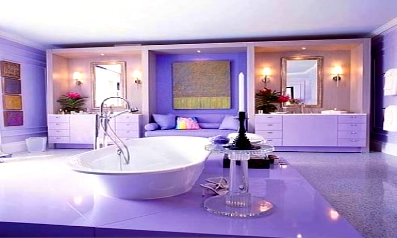 Aquaplus Pink Bathroom Fixtures Lilac photo - 8