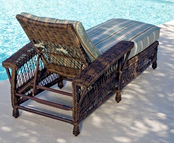 Bar Harbor Outdoor Wicker Accent Table photo - 5
