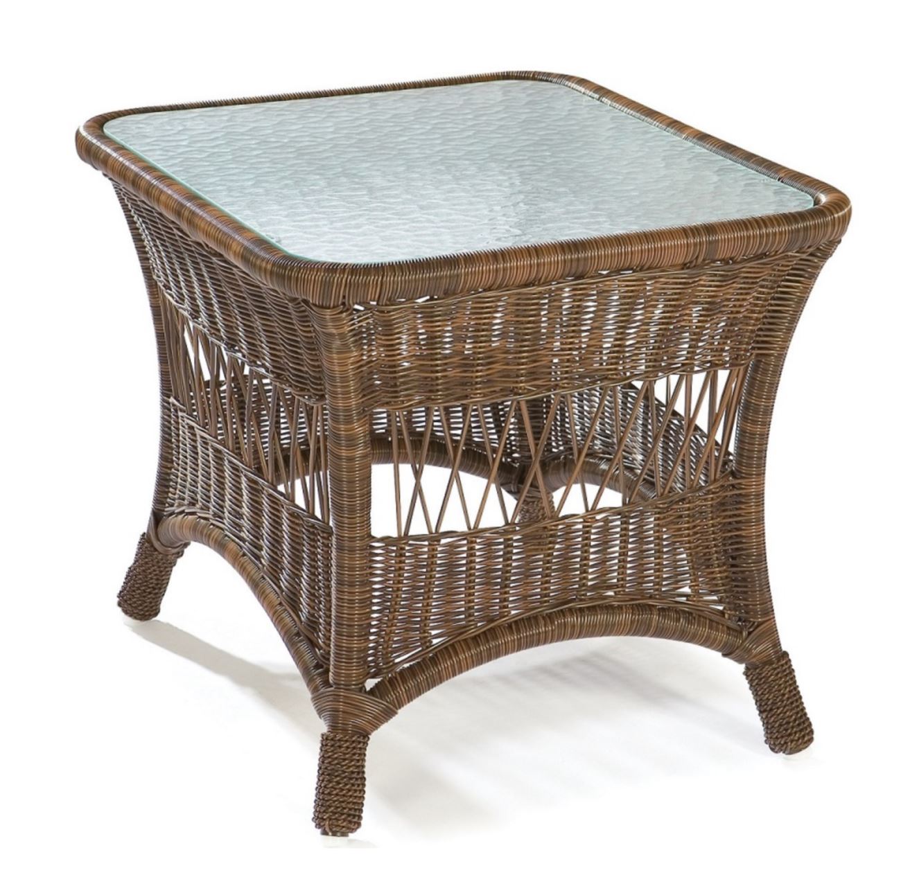 Bar Harbor Outdoor Wicker Accent Table photo - 8