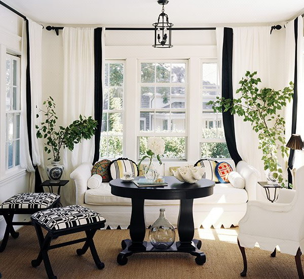 Black and White Living Room photo - 8