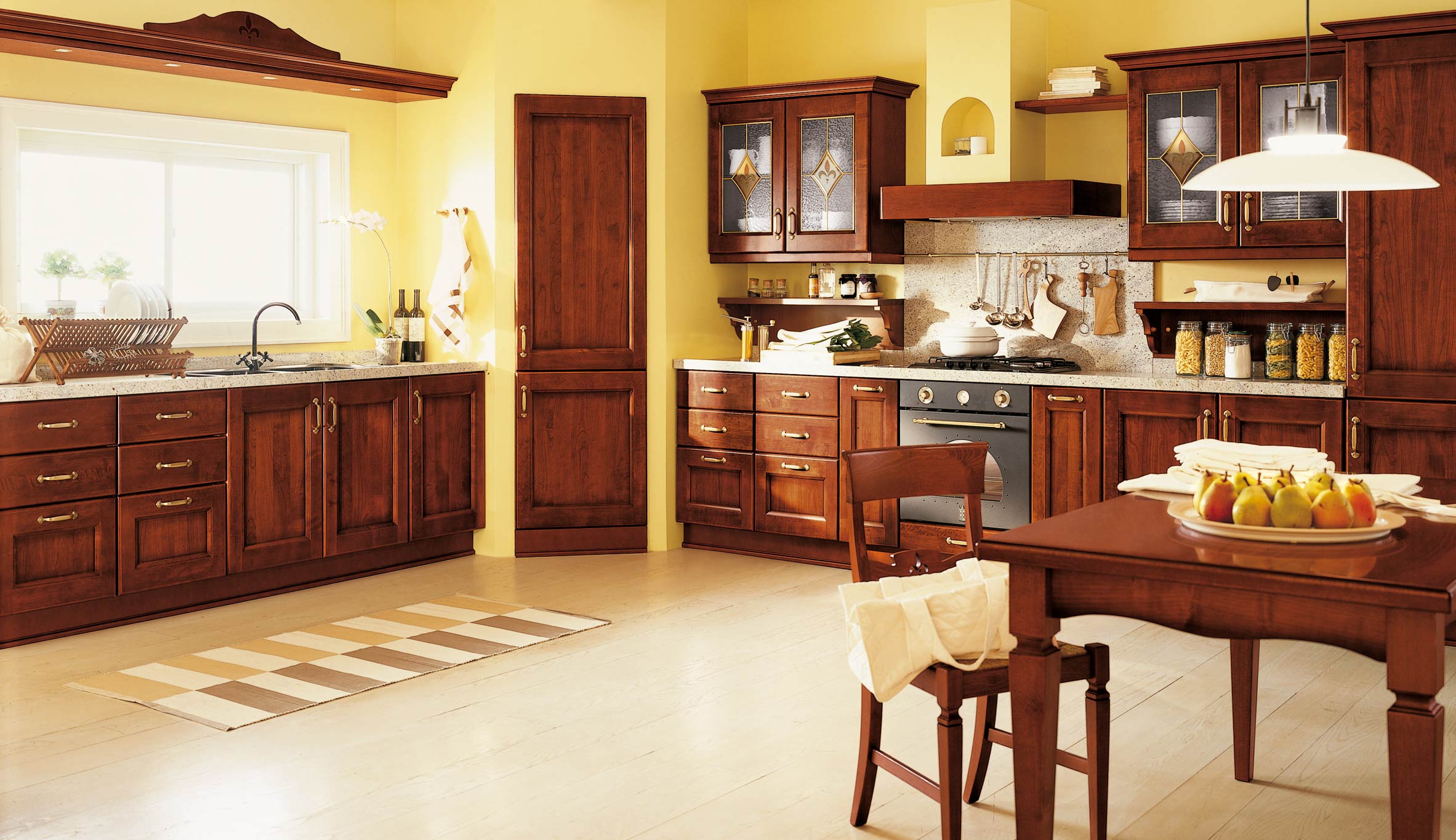 Brown Kitchen Interior Design photo - 2