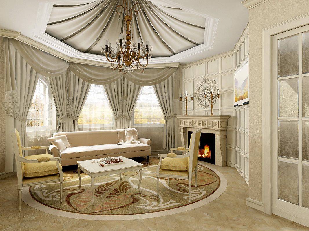 Classic Elegance Living Room photo - 4