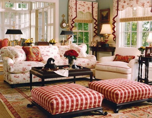 Countrystyle Living Room Design photo - 4