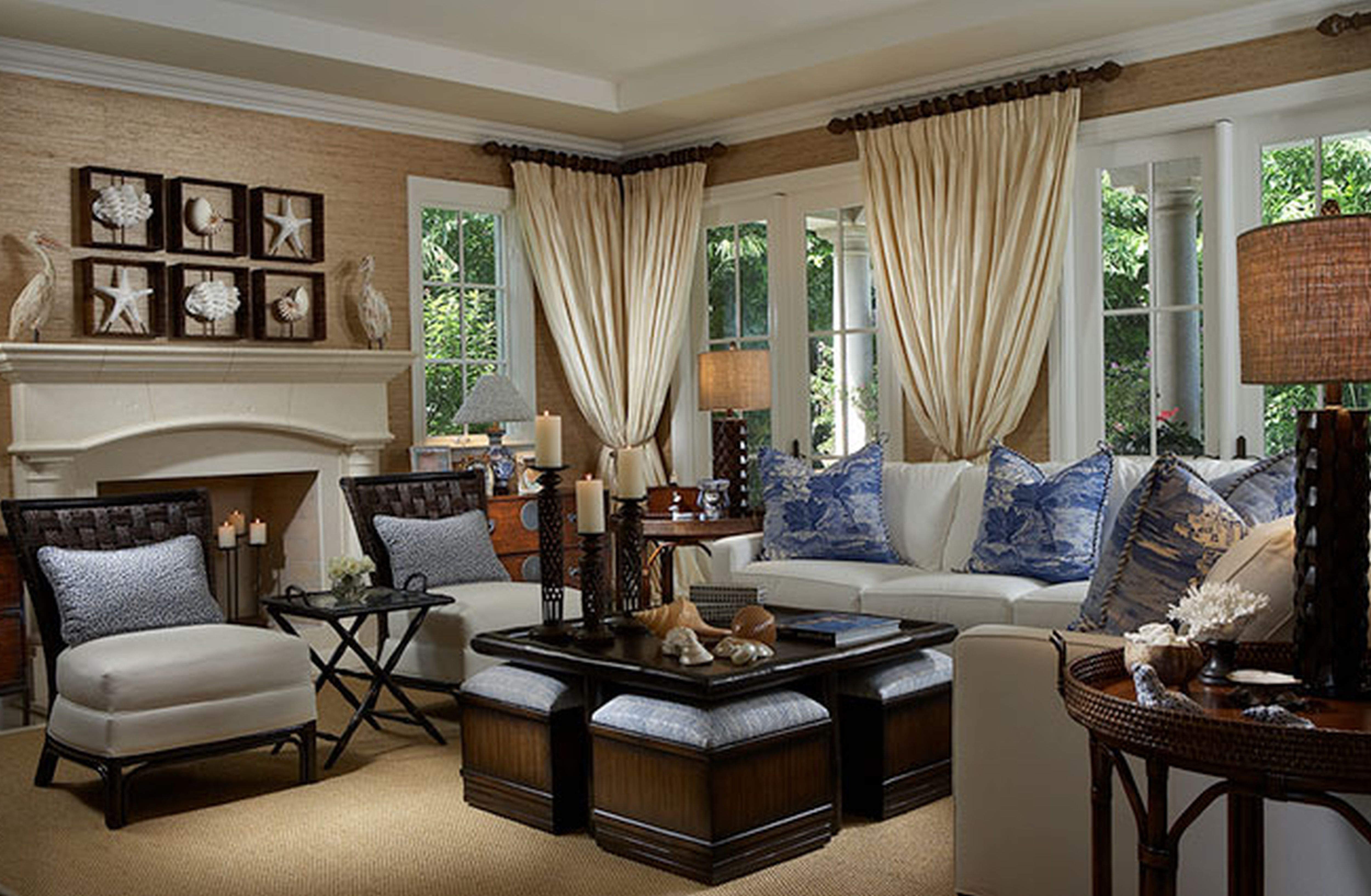 Countrystyle Living Room Design photo - 6