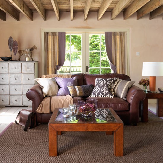 Countrystyle Living Room Design photo - 7