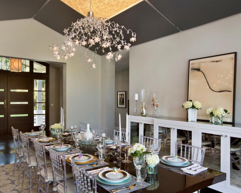 Dining Room with Interior Light Design photo - 4