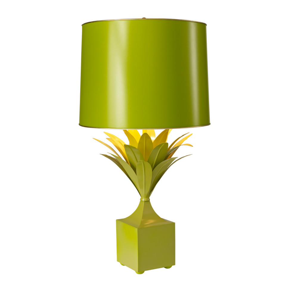 Modern Green Colored Table Lamp Design photo - 1