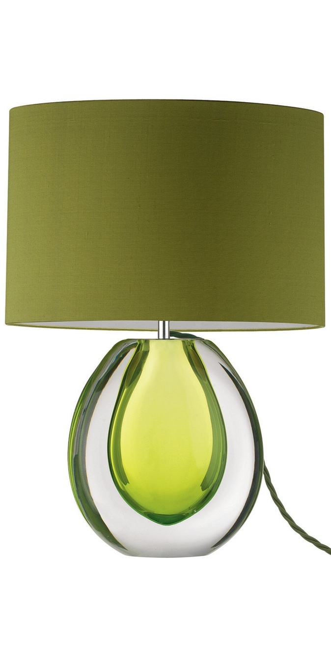 Modern Green Colored Table Lamp Design photo - 8