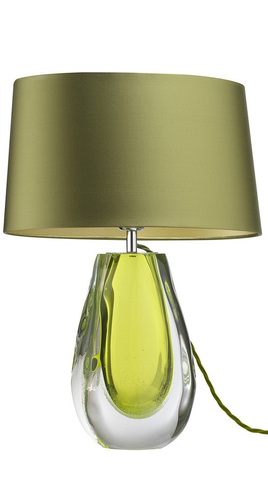 Modern Green Colored Table Lamp Design photo - 9