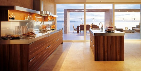 Modern Kitchen In Wooden Finish photo - 4