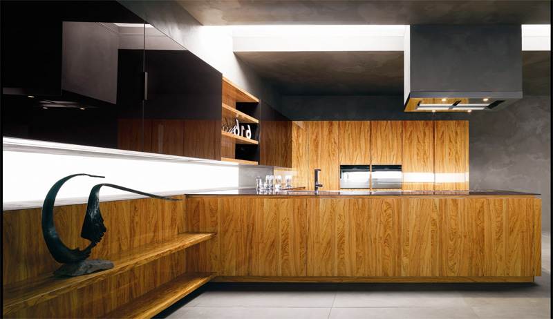 Modern Kitchen In Wooden Finish photo - 5