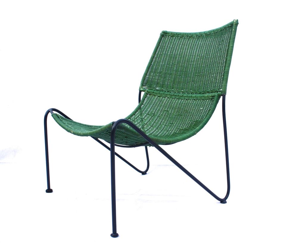 Rattan 50s Lounge Chair photo - 2