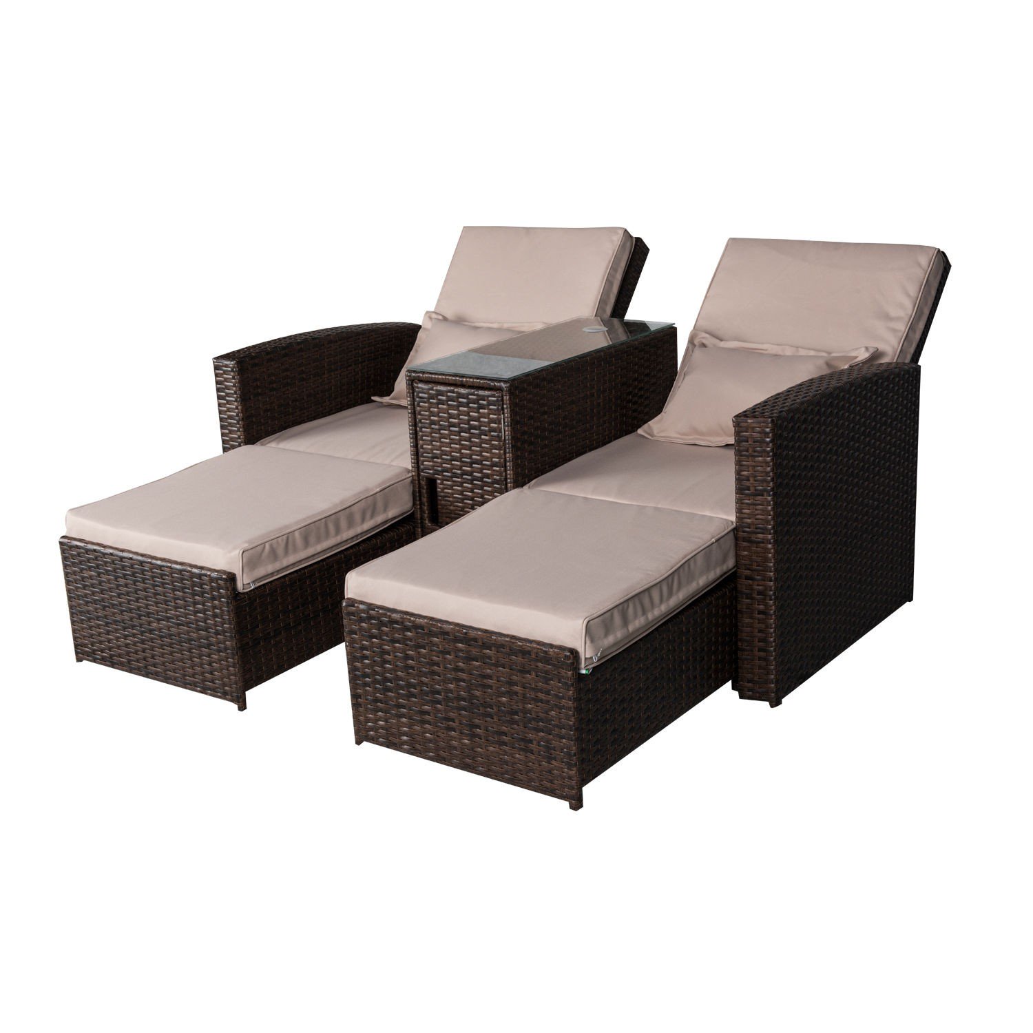 Rattan Outdoor Lounge Chair photo - 8
