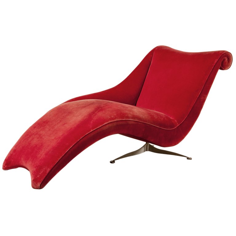 Red Chaise Lounge photo - 4