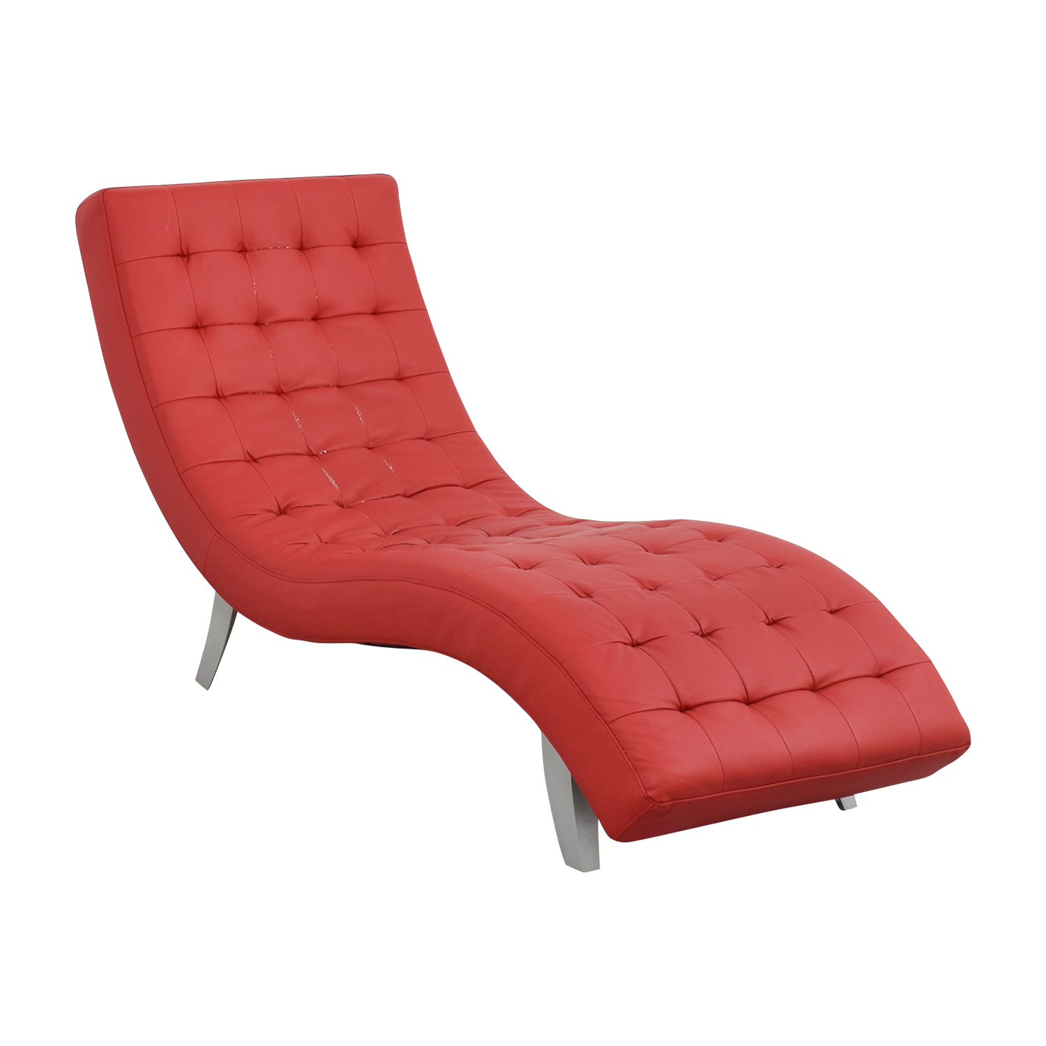 Red Chaise Lounge photo - 9