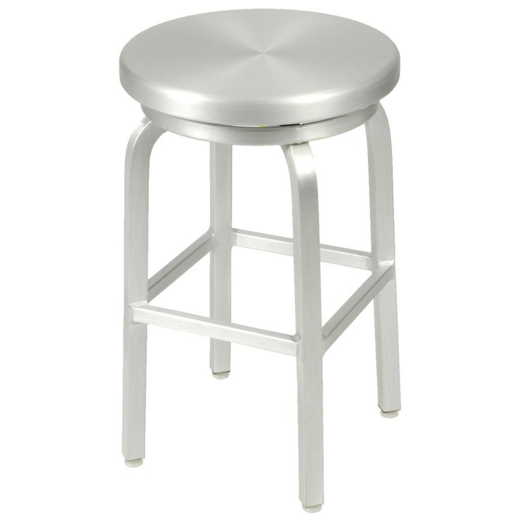 aluminum bar stool chairs photo - 3
