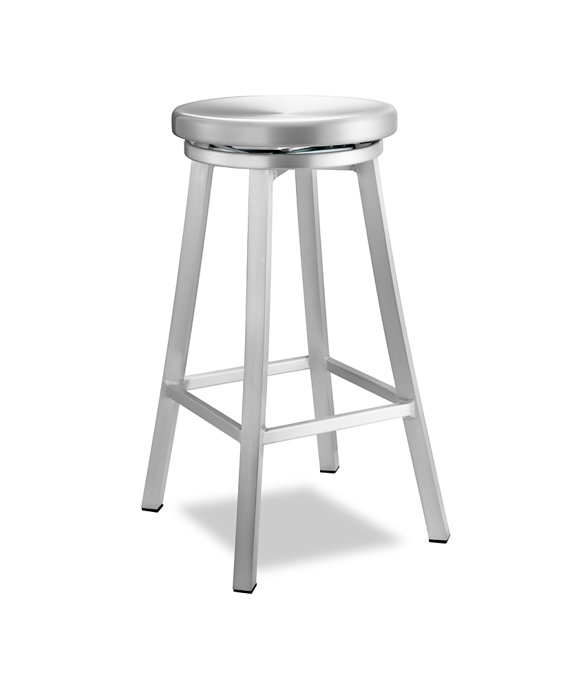 aluminum bar stool chairs photo - 4