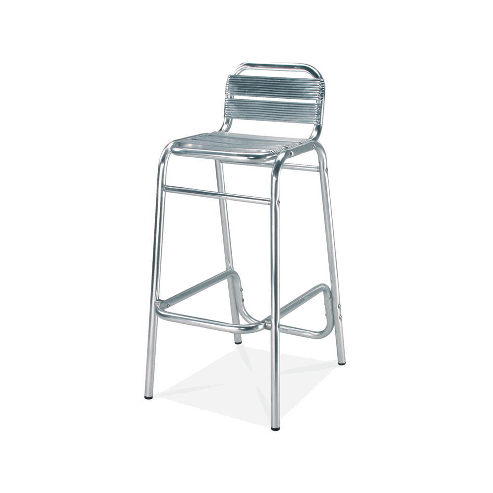 aluminum bar stool chairs photo - 5