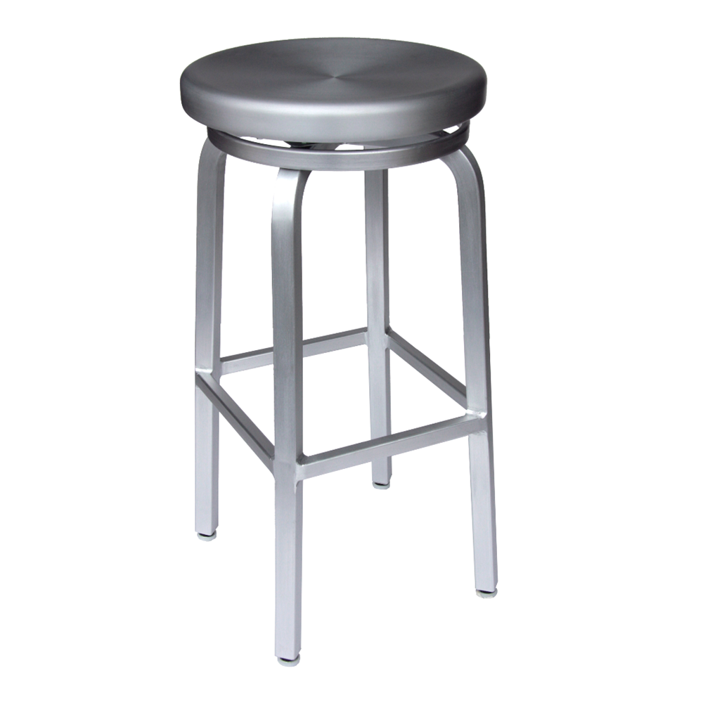 aluminum bar stool chairs photo - 6
