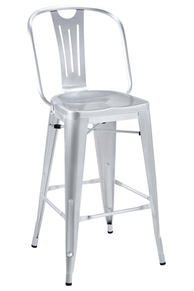 aluminum bar stool chairs photo - 8