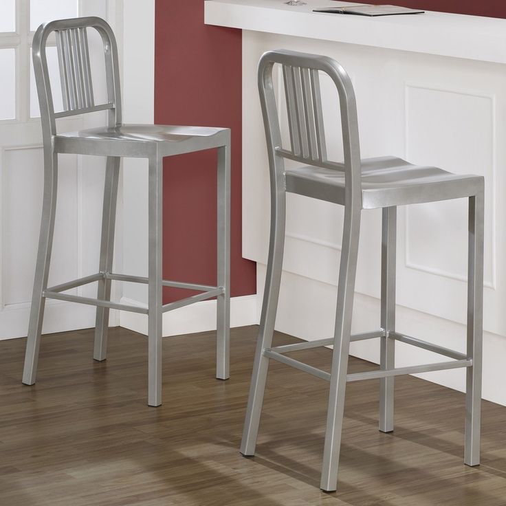 aluminum bar stools overstock photo - 7