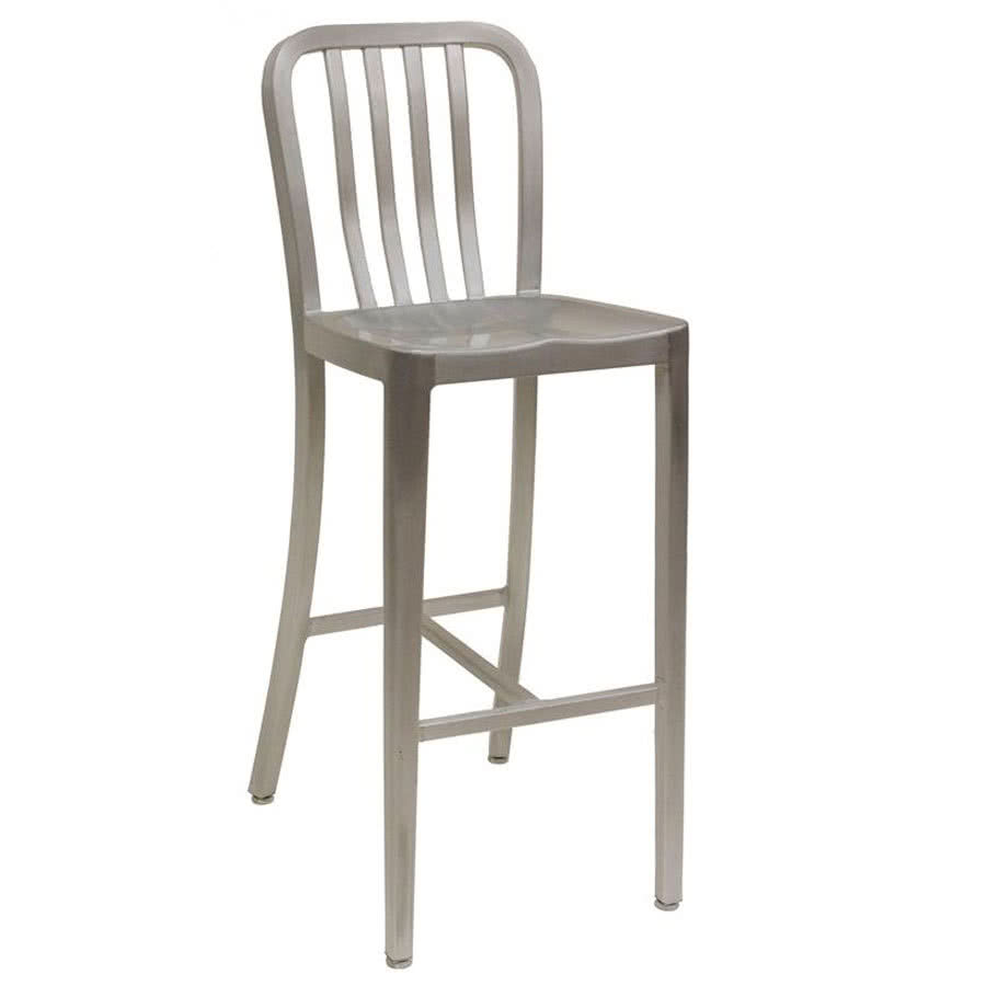 aluminum bar stools with backs photo - 1