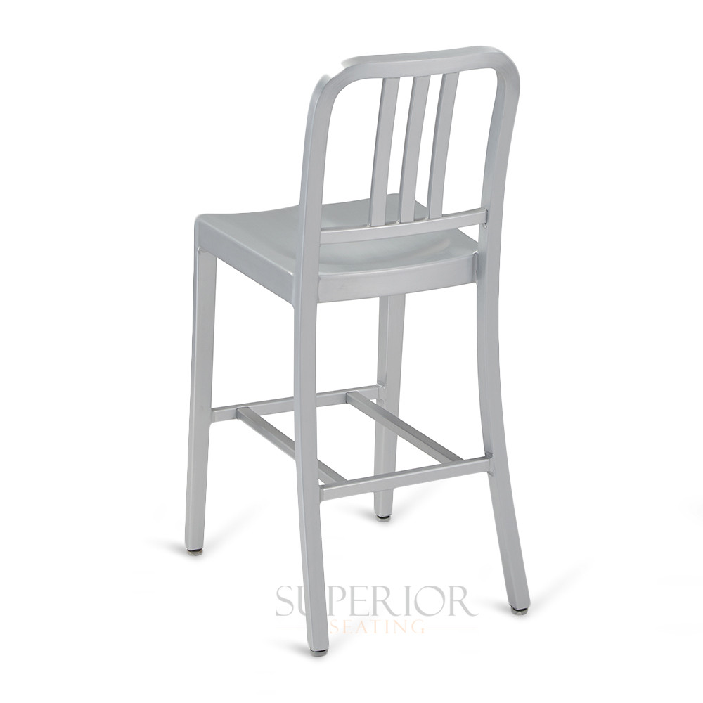 aluminum bar stools with backs photo - 4
