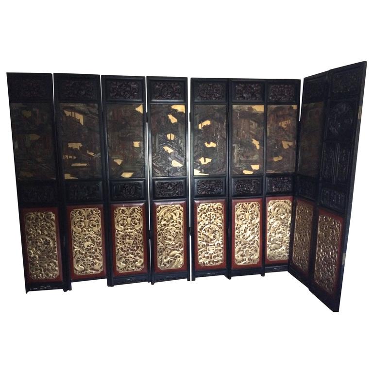 antique chinese screens room dividers photo - 2