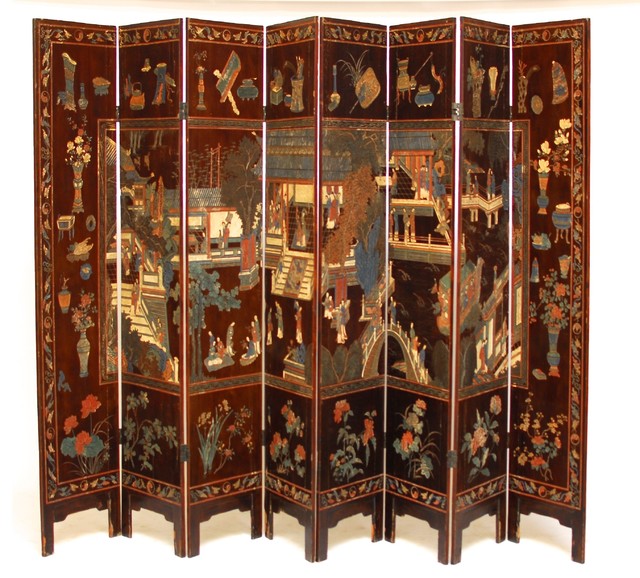 antique chinese screens room dividers photo - 5