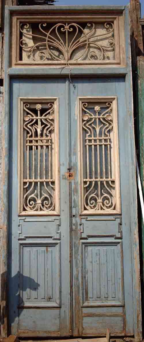 antique french double doors photo - 2