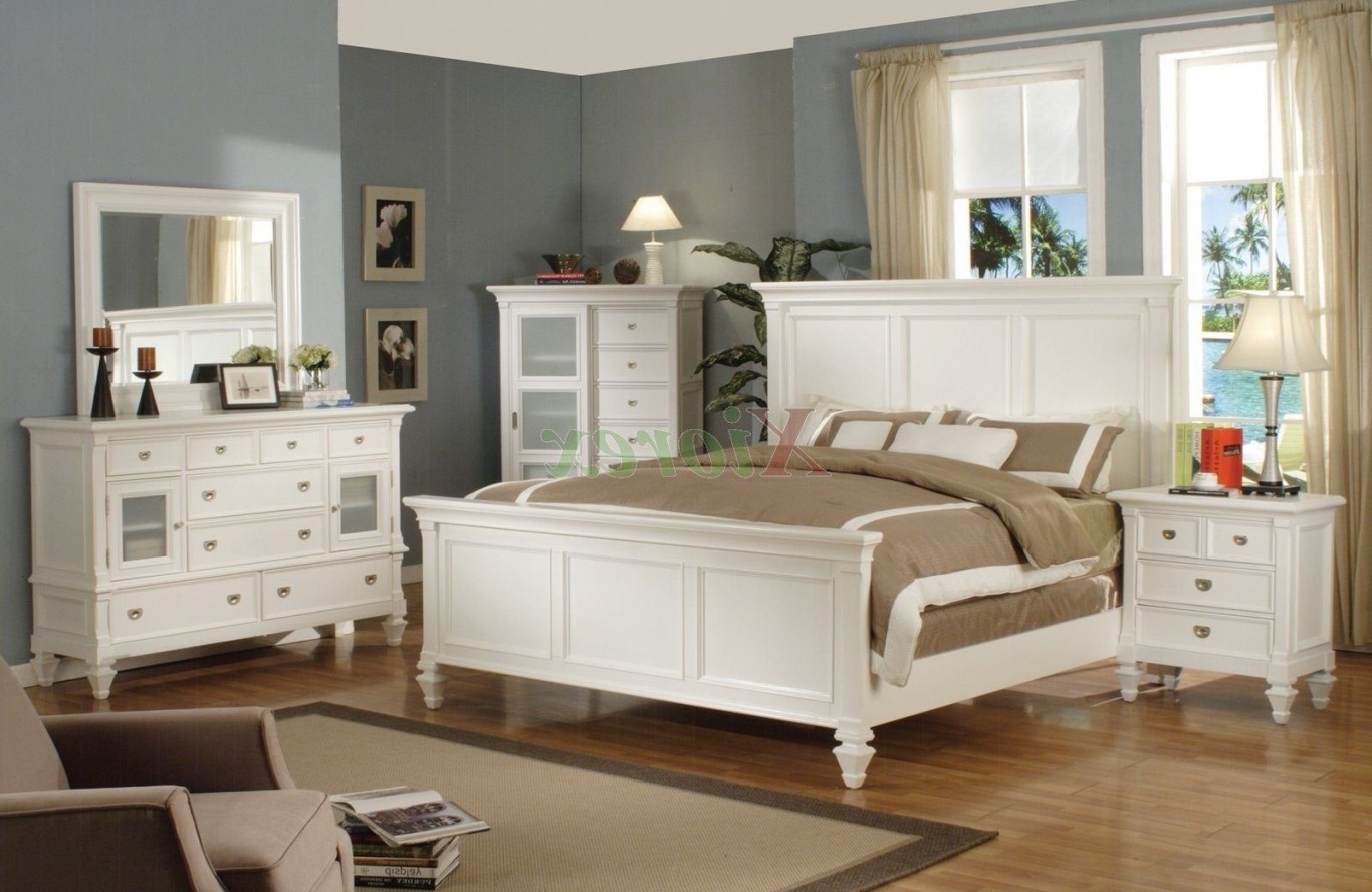 antique white bedroom furniture for girls photo - 3