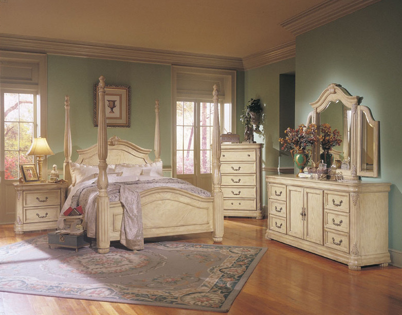 antique white bedroom furniture for girls photo - 4