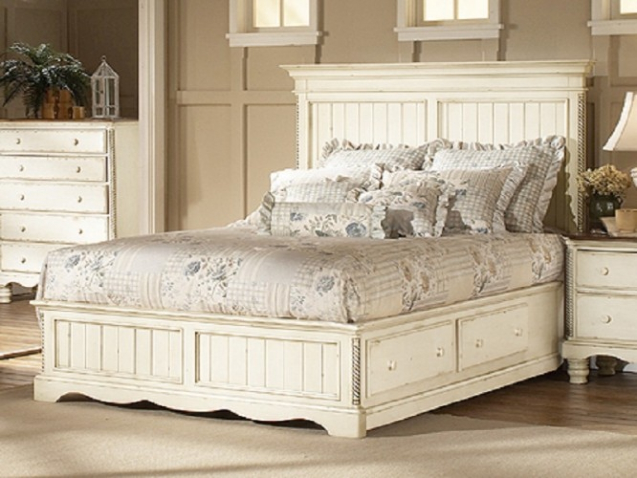 antique white bedroom furniture for kids photo - 9