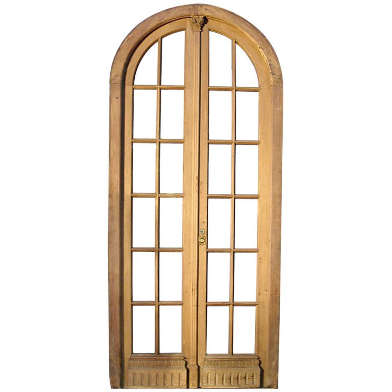 arched french double doors photo - 1