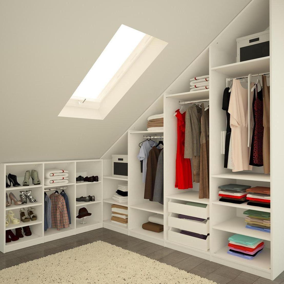 attic bedroom closet ideas photo - 1
