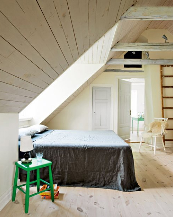 attic bedroom interior design photo - 3