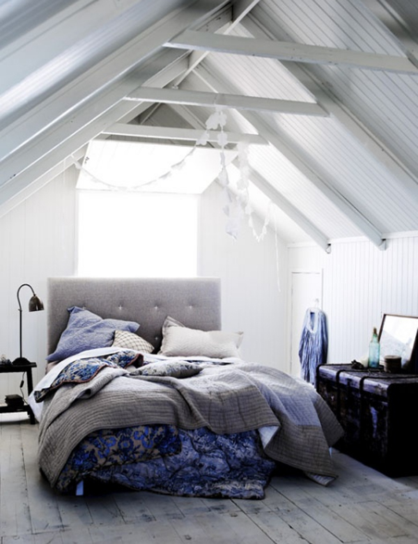attic bedroom interior design photo - 6