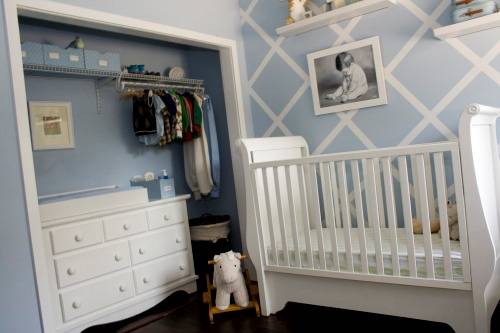baby boy room with white furniture photo - 10
